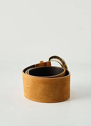 Ceinture coutures renforcées marron LA PETITE ETOILE femme