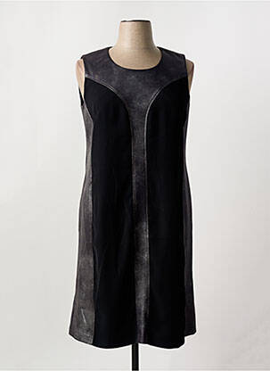 Robe mi-longue sans manche sans manche noir JEAN DELFIN femme