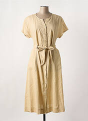 Robe mi-longue beige ZYGA pour femme seconde vue
