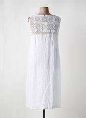 Robe mi-longue blanc FRED SABATIER pour femme seconde vue