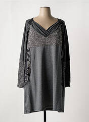 Robe mi-longue gris FRED SABATIER pour femme seconde vue