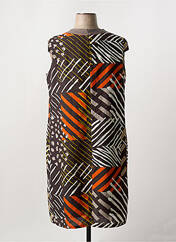 Robe mi-longue marron FRANCE RIVOIRE pour femme seconde vue