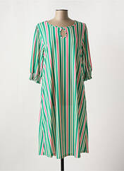Robe mi-longue vert YOEK pour femme seconde vue