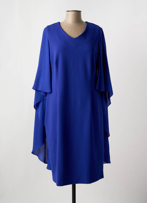 Robe mi-longue bleu FRANK WALDER pour femme