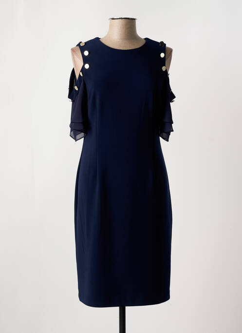 Robe mi-longue bleu JOSEPH RIBKOFF femme