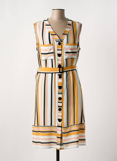 Robe mi-longue jaune JOSEPH RIBKOFF pour femme