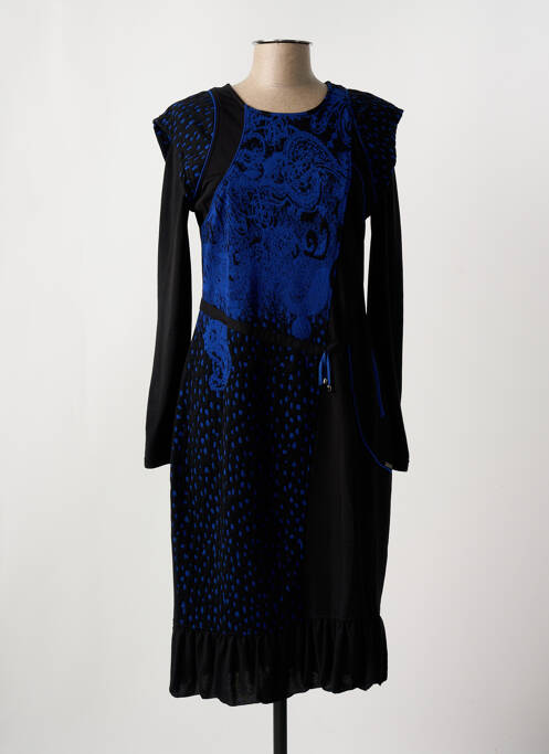 Robe mi-longue noir ALICE ET BARNABE pour femme
