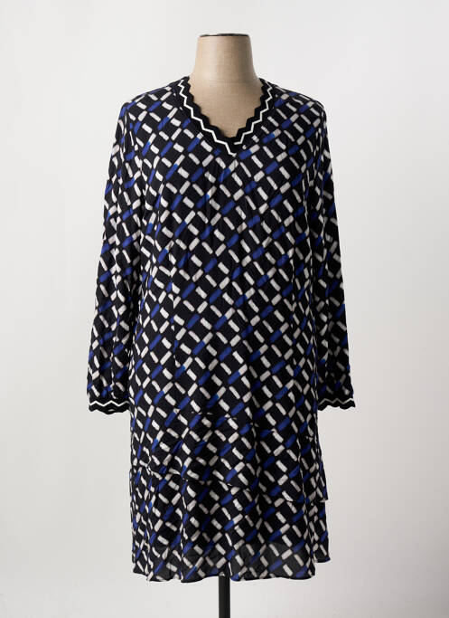 Robe mi-longue noir PAUSE CAFE pour femme