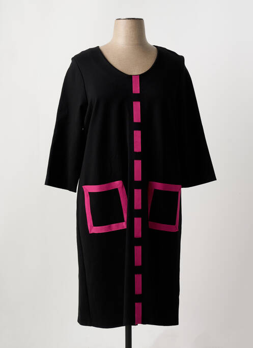 Robe mi-longue noir YOEK pour femme