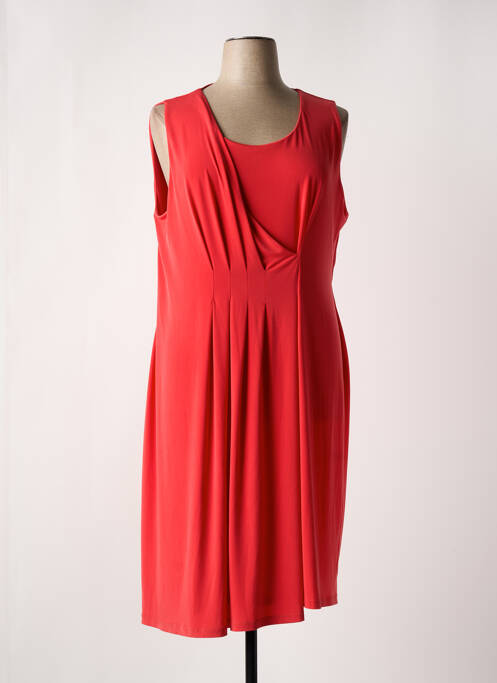 Robe mi-longue orange EVALINKA pour femme