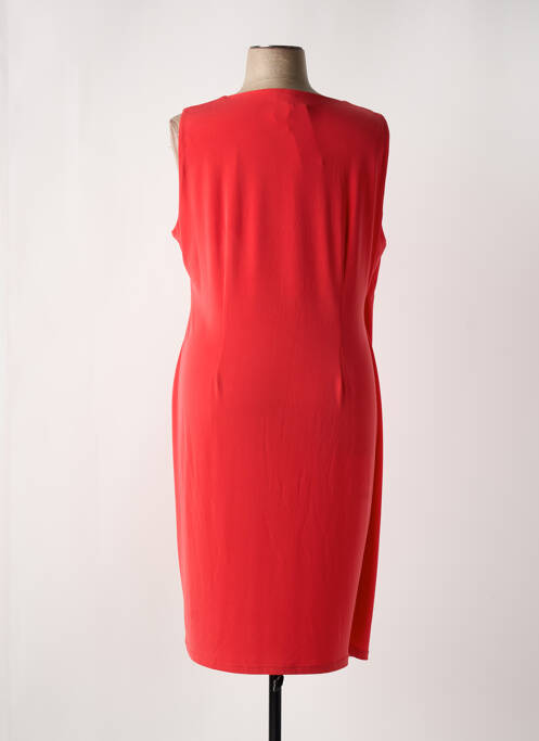 Robe mi-longue orange EVALINKA pour femme