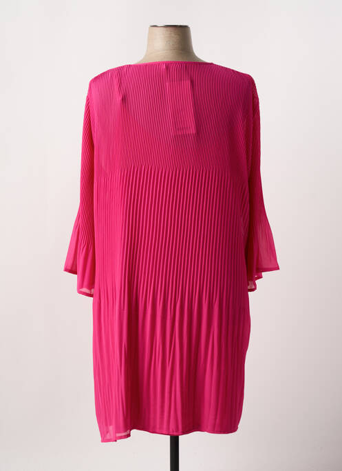 Robe mi-longue rose CHALOU pour femme