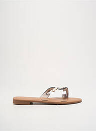 Mules/sabots tissage satiné talon plat jusqu'à 3cm noir LPB femme