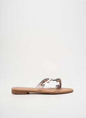 Mules/sabots matière lisse talon plat jusqu'à 3cm noir LPB femme