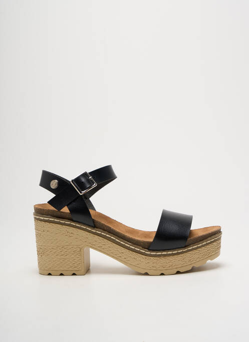 Sandales/Nu pieds noir REFRESH pour femme