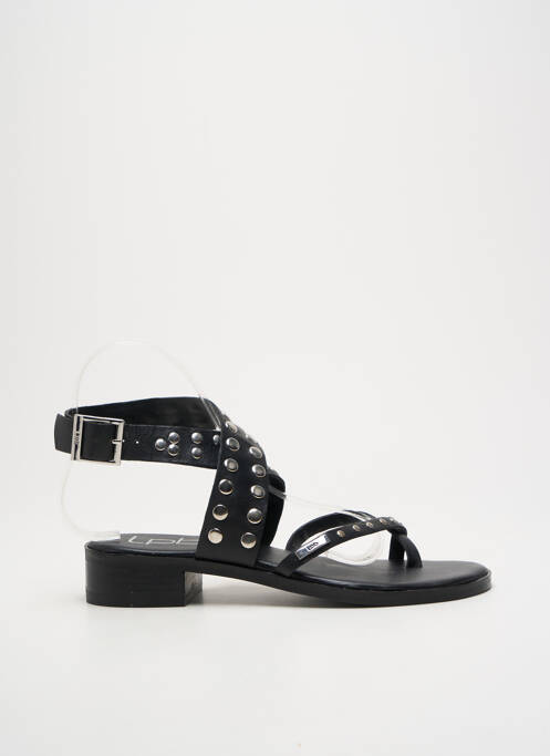 Tongs noir LPB pour femme