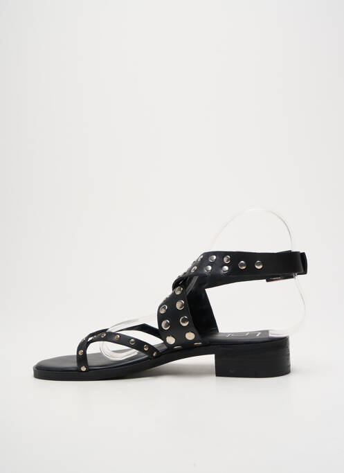 Tongs noir LPB pour femme