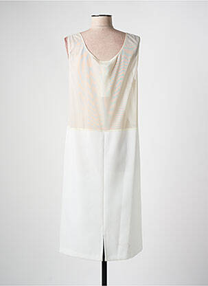 Jupon /fond de robe coupe droite blanc FRANCE RIVOIRE femme
