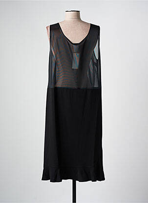 Jupon /fond de robe coupe droite noir FRANCE RIVOIRE femme