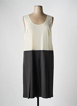 Jupon /fond de robe coupe droite gris FRANCE RIVOIRE femme