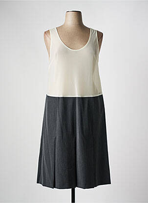 Jupon /fond de robe coupe évasée gris FRANCE RIVOIRE femme