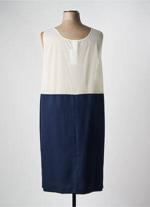 Jupon /fond de robe coupe droite bleu FRANCE RIVOIRE femme