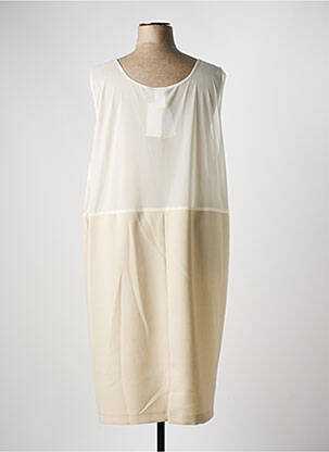 Jupon /fond de robe coupe droite beige FRANCE RIVOIRE femme