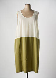 Jupon /fond de robe coupe droite vert FRANCE RIVOIRE femme