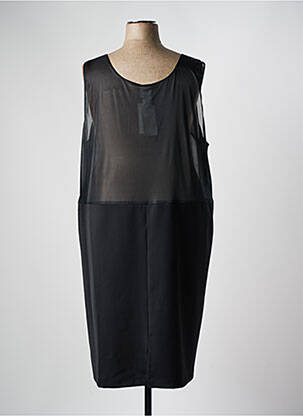 Jupon /fond de robe coupe droite noir FRANCE RIVOIRE femme