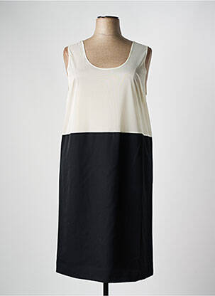 Jupon /fond de robe coupe droite noir FRANCE RIVOIRE femme