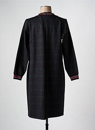 Robe mi-longue manches longues manches longues noir MERI & ESCA femme