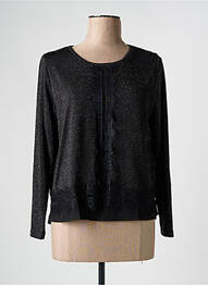 Top imprimé fantaisie manches longues noir MERI & ESCA femme