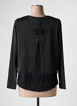 Top imprimé fantaisie manches longues noir MERI & ESCA femme