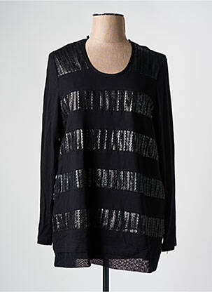 T-shirt manches longues manches longues noir CHALOU femme