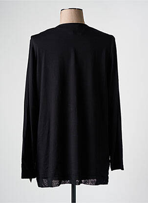 T-shirt manches longues manches longues noir CHALOU femme