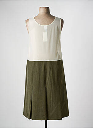 Jupon /fond de robe coupe droite vert FRANCE RIVOIRE femme