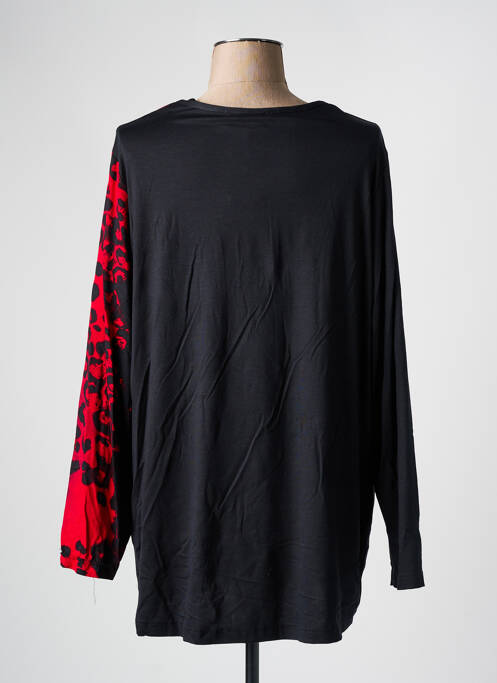 Tunique manches longues noir CHALOU pour femme