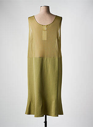 Jupon /fond de robe coupe droite vert FRANCE RIVOIRE femme