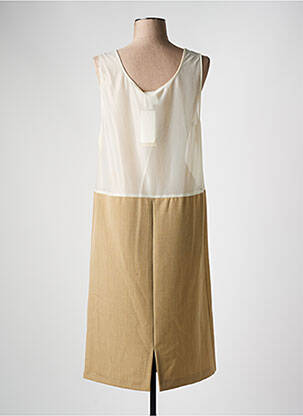 Jupon /fond de robe coupe droite beige FRANCE RIVOIRE femme