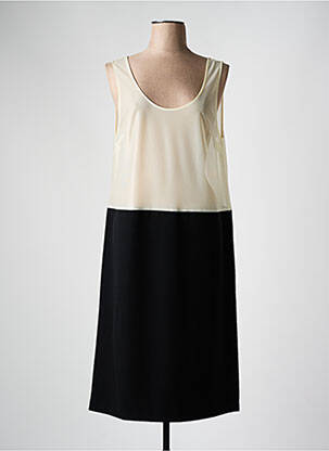 Jupon /fond de robe coupe droite noir FRANCE RIVOIRE femme