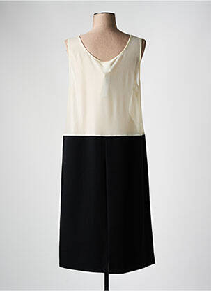Jupon /fond de robe coupe droite noir FRANCE RIVOIRE femme