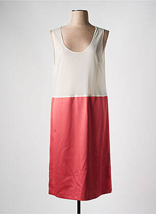 Jupon /fond de robe coupe droite rouge FRANCE RIVOIRE femme