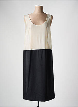Jupon /fond de robe coupe droite noir FRANCE RIVOIRE femme