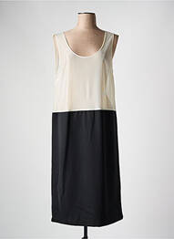 Jupon /fond de robe coupe droite noir FRANCE RIVOIRE femme