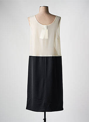 Jupon /fond de robe coupe droite noir FRANCE RIVOIRE femme