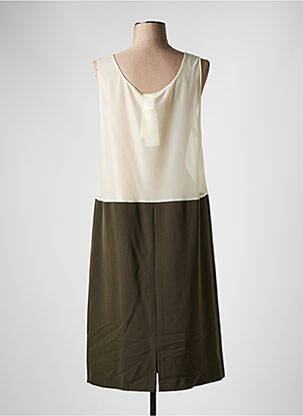 Jupon /fond de robe coupe droite vert FRANCE RIVOIRE femme