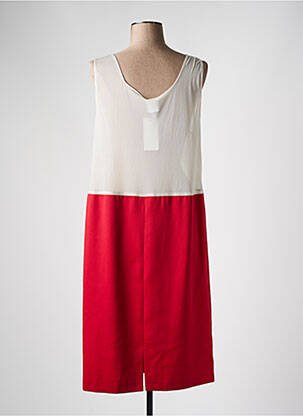 Jupon /fond de robe coupe droite rouge FRANCE RIVOIRE femme