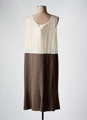 Jupon /fond de robe coupe droite vert FRANCE RIVOIRE femme