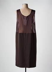 Jupon /Fond de robe marron FRANCE RIVOIRE pour femme seconde vue
