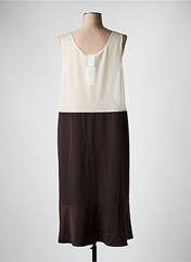 Jupon /Fond de robe marron FRANCE RIVOIRE pour femme seconde vue